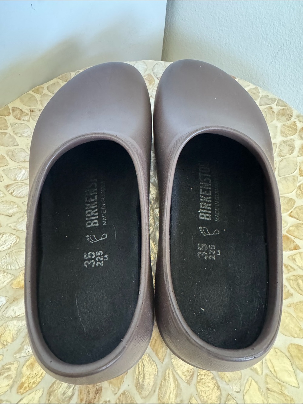 Birkenstock Brown Profi Birki 2.0 Slip-On Clog Shoes size 35 - Picture 5 of 8